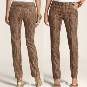 NWT Chico's printed cord size 2.5